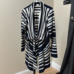 NWT Chico’s Navy knit Cardigan L
